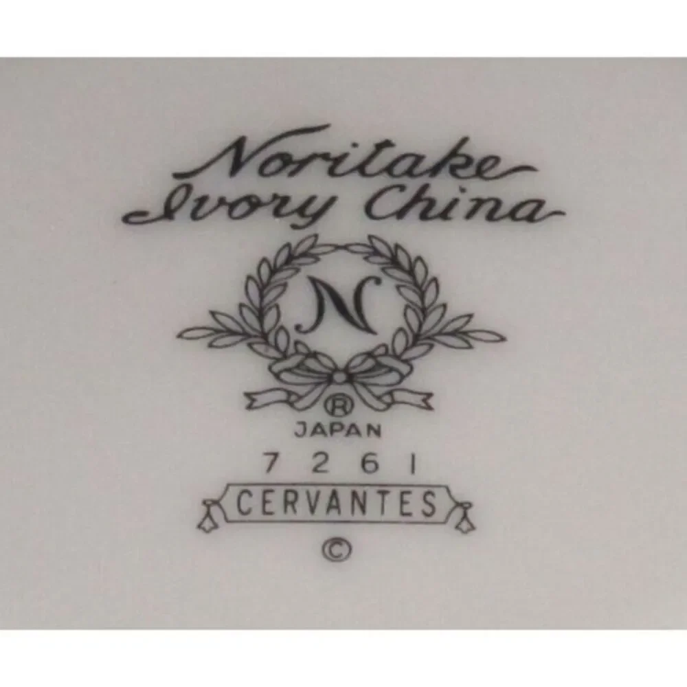 Noritake‎ Ivory Cervantes Teacup Cup & Saucer Set (s) 7261